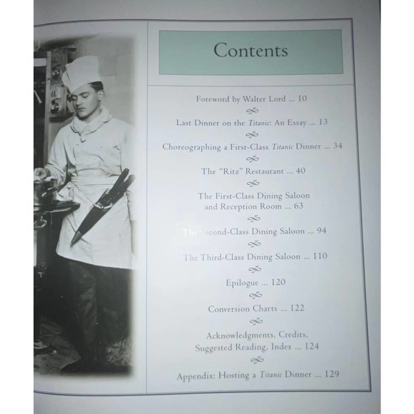 🛳Last Dinner on the Titanic Menus and Recipes from the Great Liner ‼️ - Picture 9 of 12
